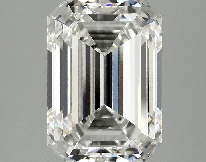 3.24 Carat Emerald Shaped Ideal Cut VVS2 IGI Certified Lab Grown Diamond