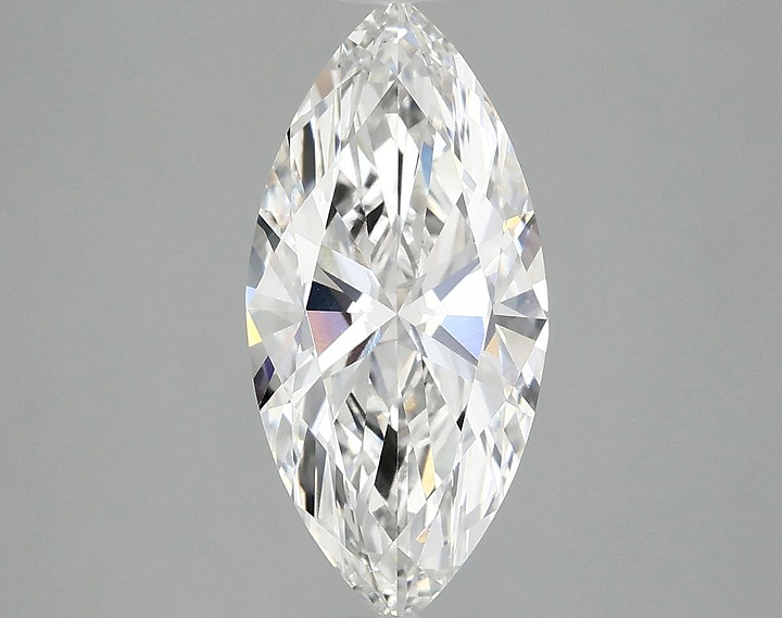 2.25 Carat Marquise Shaped Excellent Cut VS1 IGI Certified Lab Grown Diamond