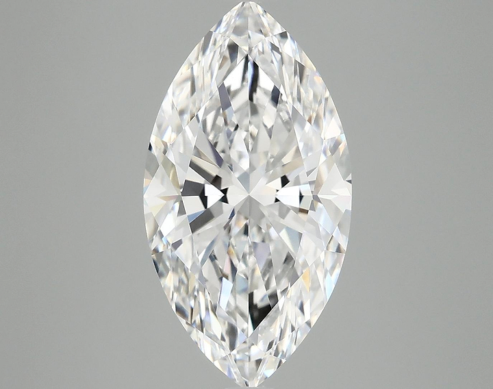4.45 Carat Marquise Shaped Excellent Cut VVS2 IGI Certified Lab Grown Diamond