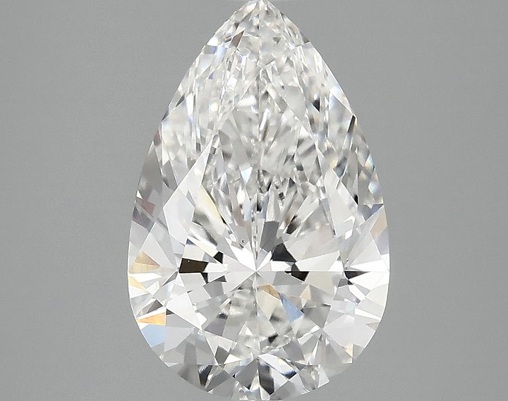 2.51 Carat Pear Shaped Ideal Cut VS1 IGI Certified Lab Grown Diamond