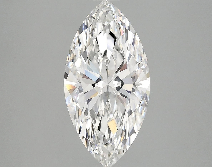 2.5 Carat Marquise Shaped Ideal Cut VVS2 IGI Certified Lab Grown Diamond