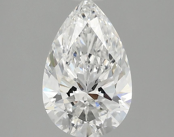 1.53 Carat Pear Shaped Ideal Cut VVS2 IGI Certified Lab Grown Diamond