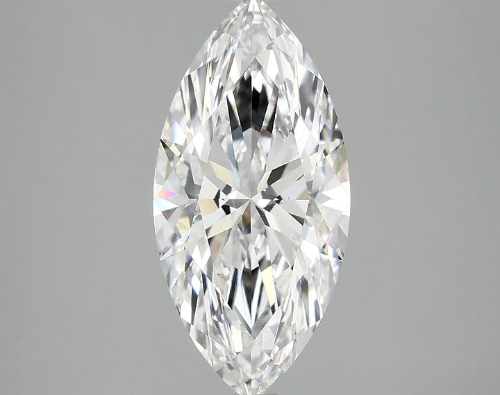 2.55 Carat Marquise Shaped Excellent Cut VS1 IGI Certified Lab Grown Diamond