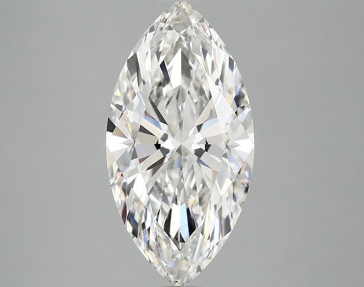 3.06 Carat Marquise Shaped Ideal Cut VVS2 IGI Certified Lab Grown Diamond