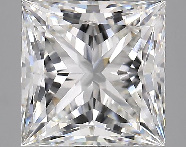 1.51 Carat Princess Shaped Ideal Cut VVS2 IGI Certified Lab Grown Diamond