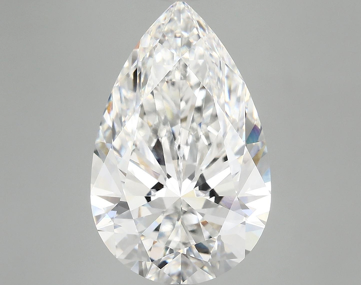 6.93 Carat Pear Shaped Ideal Cut VVS2 IGI Certified Lab Grown Diamond