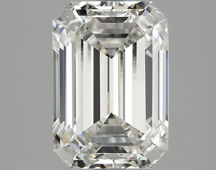2.44 Carat Emerald Shaped Ideal Cut VVS2 IGI Certified Lab Grown Diamond