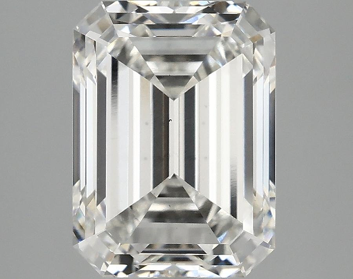 3.08 Carat Emerald Shaped Excellent Cut VS1 IGI Certified Lab Grown Diamond