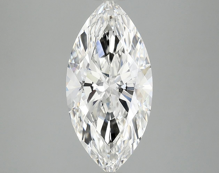 2.91 Carat Marquise Shaped Ideal Cut VVS2 IGI Certified Lab Grown Diamond