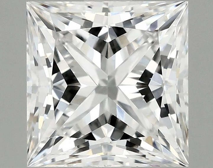 1.59 Carat Princess Shaped Ideal Cut VVS2 IGI Certified Lab Grown Diamond