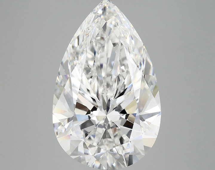 6.04 Carat Pear Shaped Ideal Cut VS1 IGI Certified Lab Grown Diamond