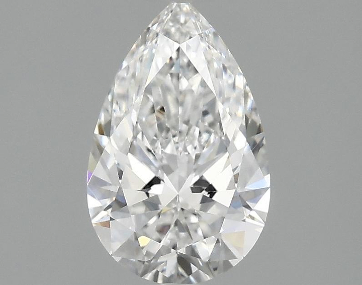 1.08 Carat Pear Shaped Ideal Cut VVS2 IGI Certified Lab Grown Diamond
