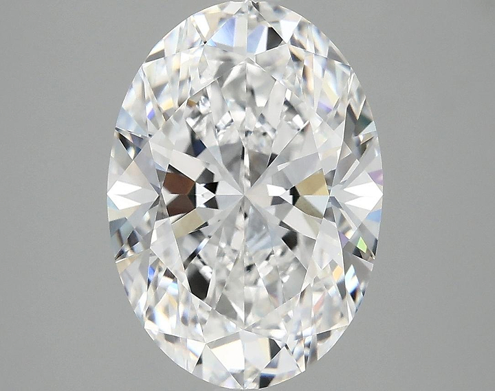 4.04 Carat Oval Shaped Ideal Cut VVS2 IGI Certified Lab Grown Diamond