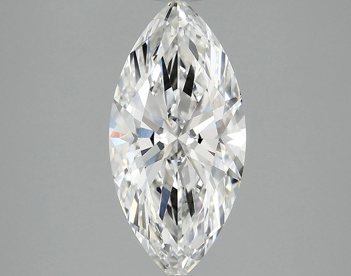 2.1 Carat Marquise Shaped Excellent Cut VVS2 IGI Certified Lab Grown Diamond