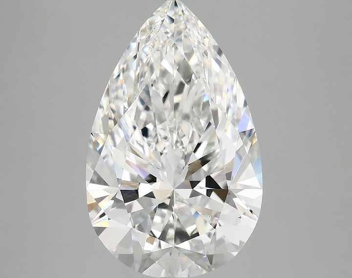3.86 Carat Pear Shaped Ideal Cut VS1 IGI Certified Lab Grown Diamond