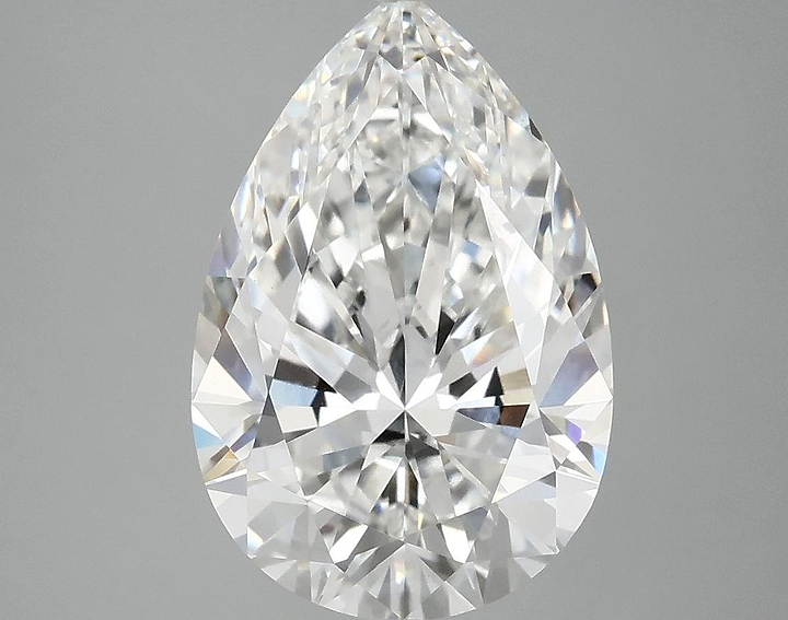 3.91 Carat Pear Shaped Excellent Cut VS1 IGI Certified Lab Grown Diamond
