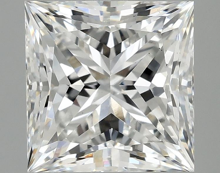 2.44 Carat Princess Shaped Ideal Cut VS1 IGI Certified Lab Grown Diamond