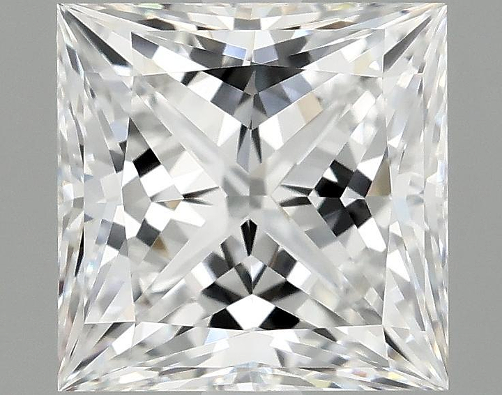 1.87 Carat Princess Shaped Ideal Cut VVS2 IGI Certified Lab Grown Diamond