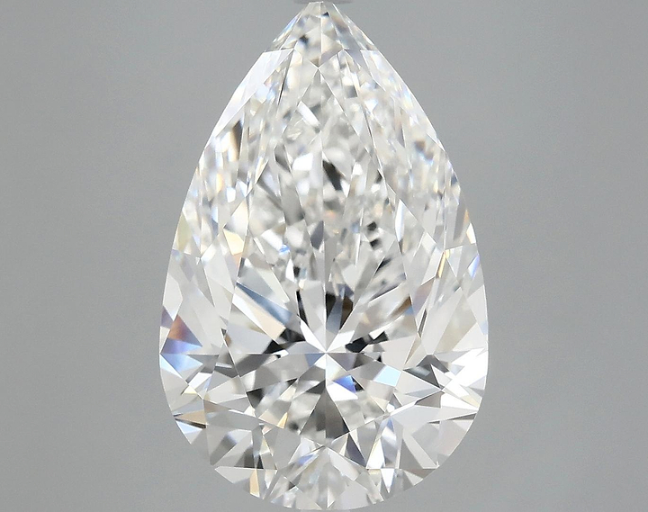 6.91 Carat Pear Shaped Ideal Cut VVS2 IGI Certified Lab Grown Diamond