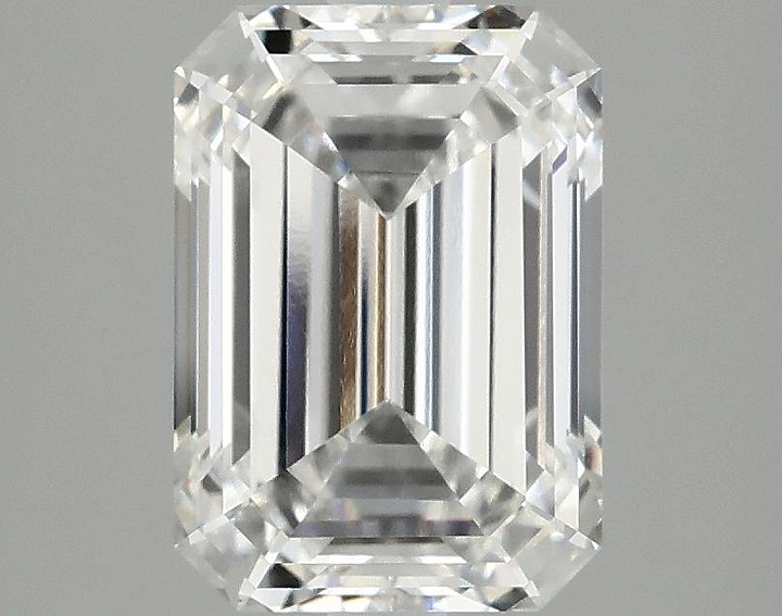 2.61 Carat Emerald Shaped Ideal Cut VVS2 IGI Certified Lab Grown Diamond