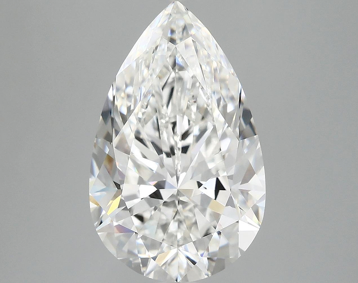 5.03 Carat Pear Shaped Ideal Cut VVS2 IGI Certified Lab Grown Diamond