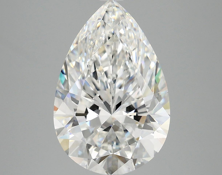 5.05 Carat Pear Shaped Excellent Cut VVS2 IGI Certified Lab Grown Diamond
