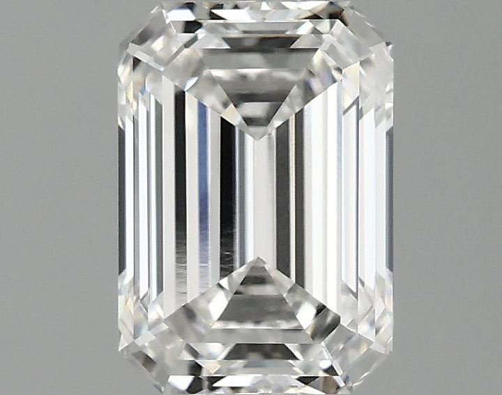 1.09 Carat Emerald Shaped Ideal Cut VVS2 IGI Certified Lab Grown Diamond