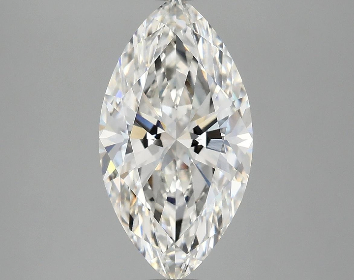 3.0 Carat Marquise Shaped Excellent Cut VVS2 IGI Certified Lab Grown Diamond