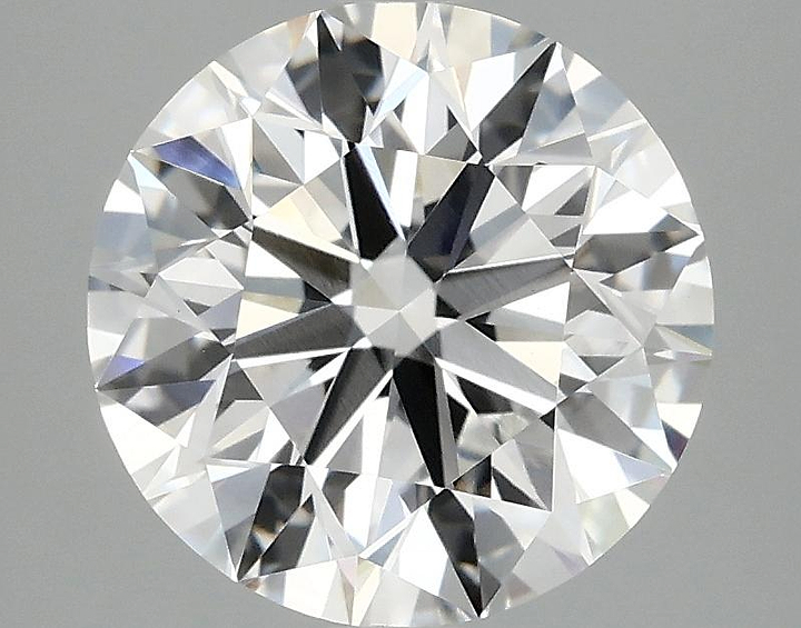 3.07 Carat Round Shaped Excellent Cut VVS2 IGI Certified Lab Grown Diamond