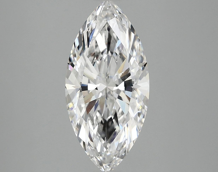 2.52 Carat Marquise Shaped Excellent Cut VS1 IGI Certified Lab Grown Diamond