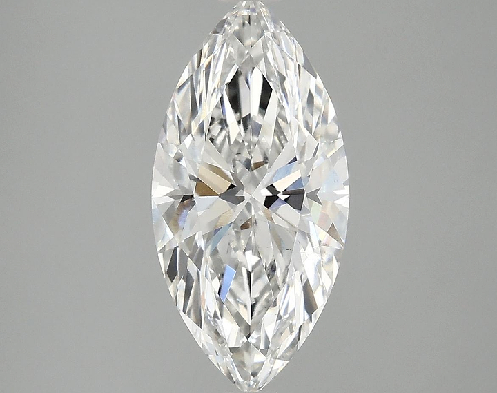 2.53 Carat Marquise Shaped Ideal Cut VS2 IGI Certified Lab Grown Diamond