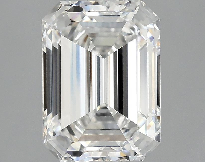 3.06 Carat Emerald Shaped Excellent Cut VVS2 IGI Certified Lab Grown Diamond