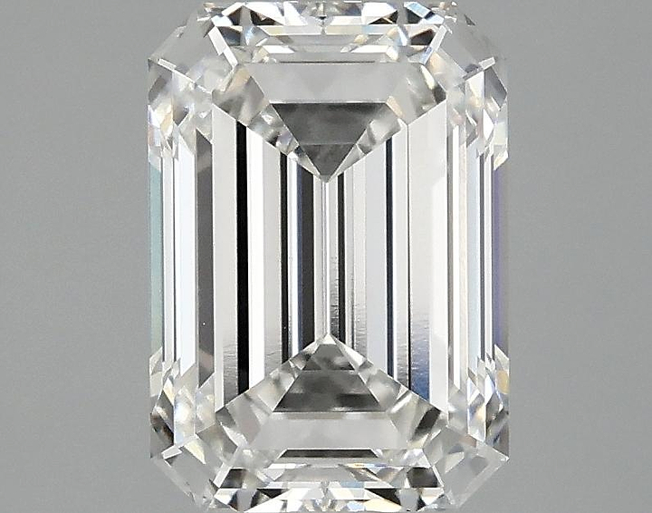 2.59 Carat Emerald Shaped Ideal Cut VVS2 IGI Certified Lab Grown Diamond