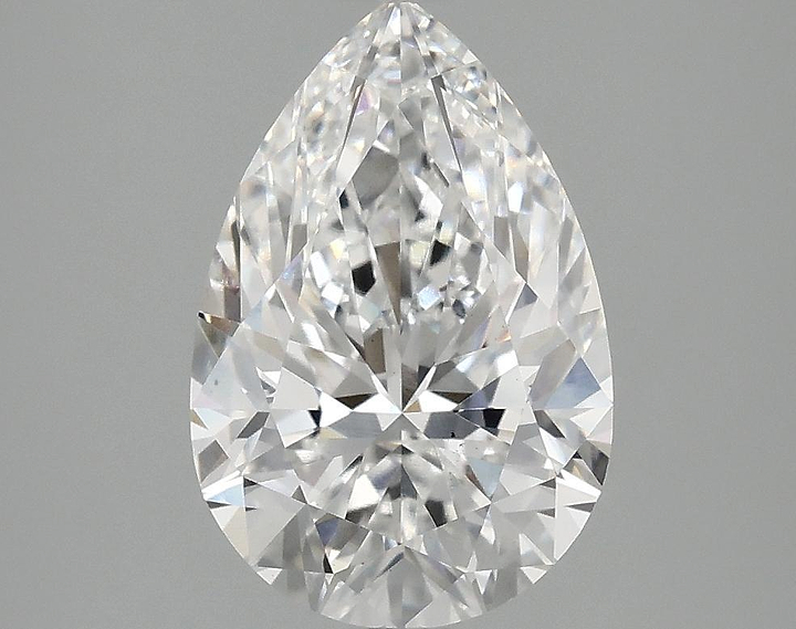 2.57 Carat Pear Shaped Excellent Cut VS1 IGI Certified Lab Grown Diamond