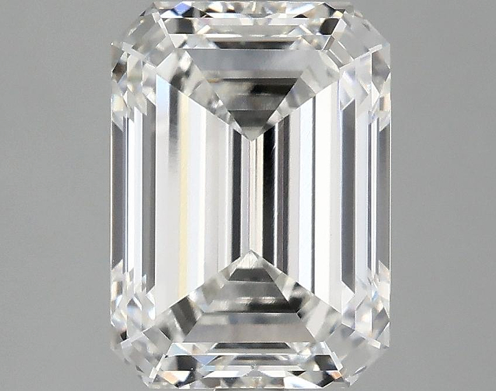 3.09 Carat Emerald Shaped Excellent Cut VS1 IGI Certified Lab Grown Diamond