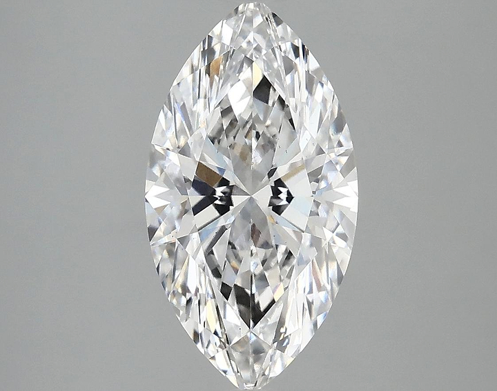 2.51 Carat Marquise Shaped Excellent Cut VS2 IGI Certified Lab Grown Diamond