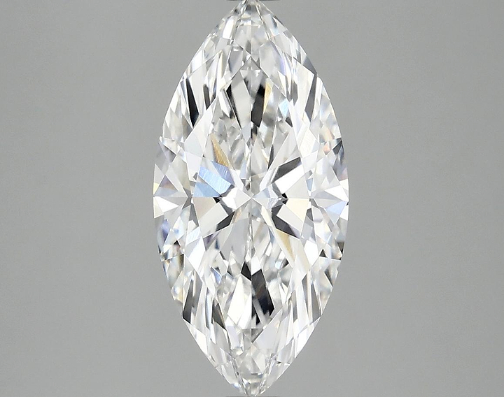 2.1 Carat Marquise Shaped Excellent Cut VVS2 IGI Certified Lab Grown Diamond