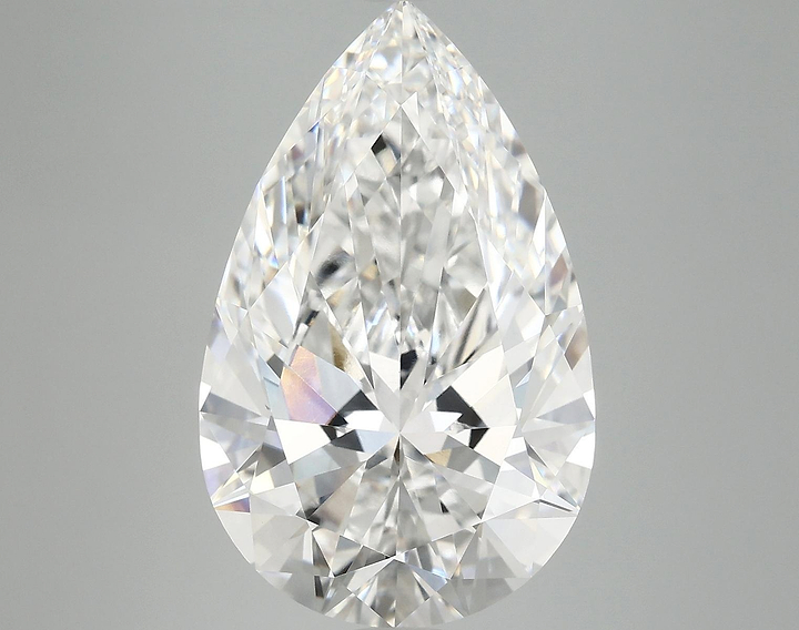 7.55 Carat Pear Shaped Ideal Cut VVS2 IGI Certified Lab Grown Diamond