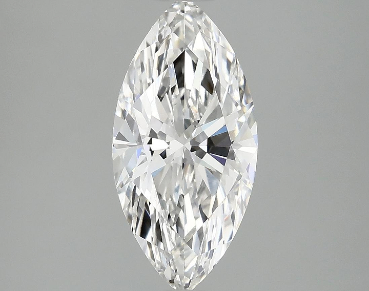2.01 Carat Marquise Shaped Excellent Cut VVS2 IGI Certified Lab Grown Diamond