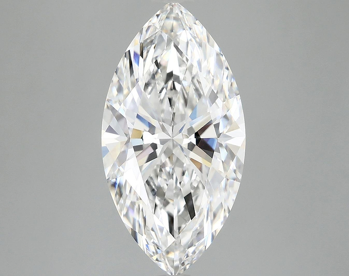3.96 Carat Marquise Shaped Ideal Cut VVS2 IGI Certified Lab Grown Diamond