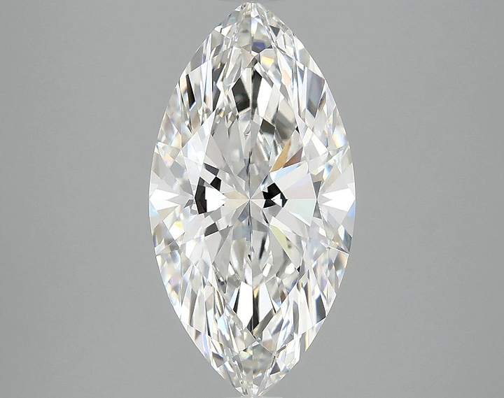 3.09 Carat Marquise Shaped Ideal Cut VVS2 IGI Certified Lab Grown Diamond