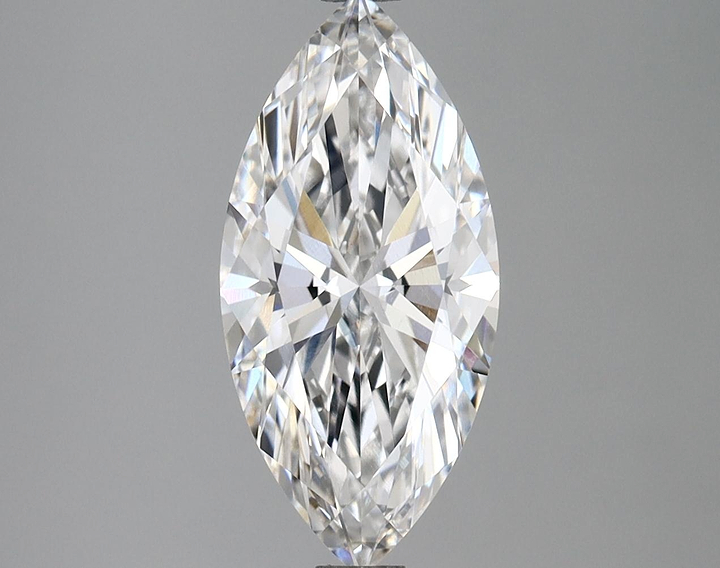 2.09 Carat Marquise Shaped Excellent Cut VVS2 IGI Certified Lab Grown Diamond