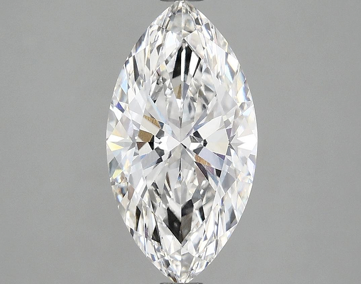 2.09 Carat Marquise Shaped Ideal Cut VVS2 IGI Certified Lab Grown Diamond