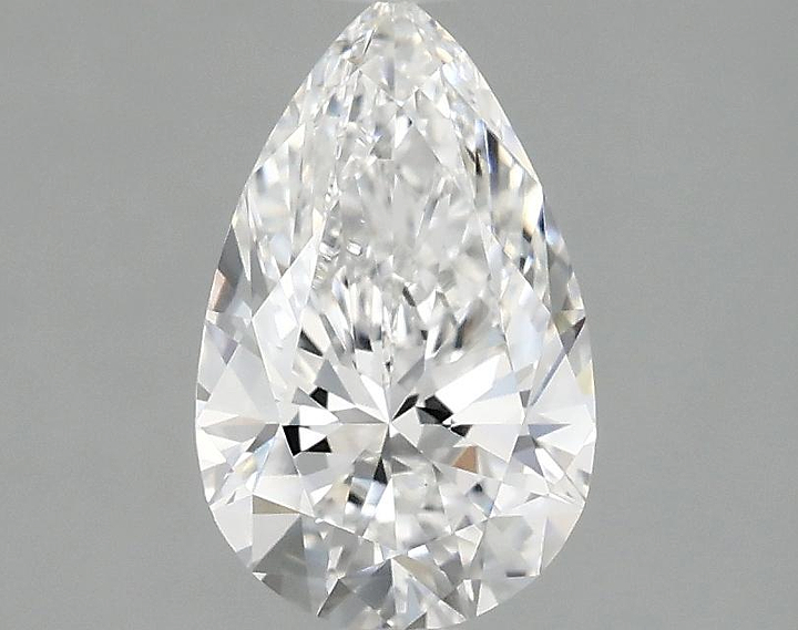 1.08 Carat Pear Shaped Ideal Cut VVS2 IGI Certified Lab Grown Diamond