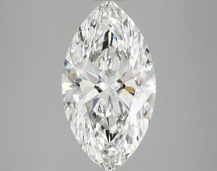 3.02 Carat Marquise Shaped Excellent Cut VVS2 IGI Certified Lab Grown Diamond
