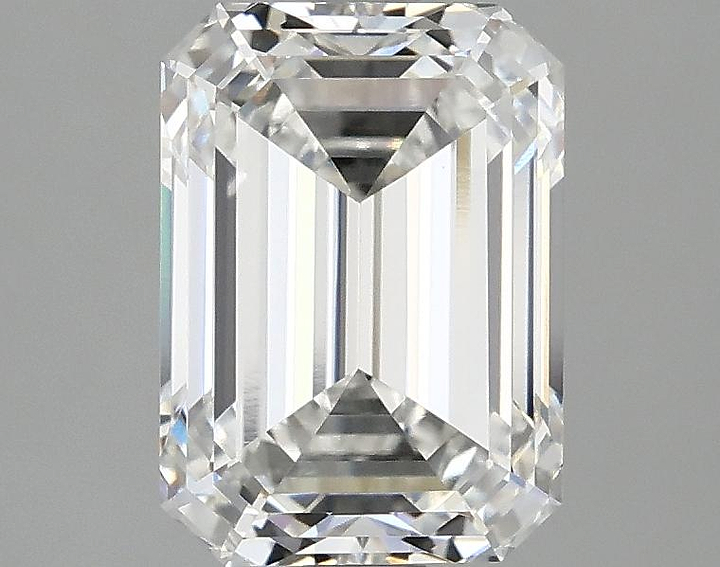 2.54 Carat Emerald Shaped Excellent Cut VVS2 IGI Certified Lab Grown Diamond