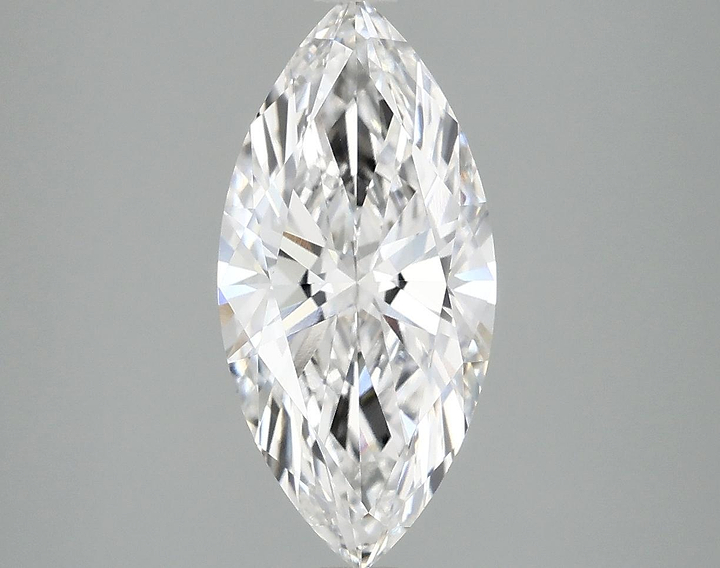 2.5 Carat Marquise Shaped Excellent Cut VVS2 IGI Certified Lab Grown Diamond