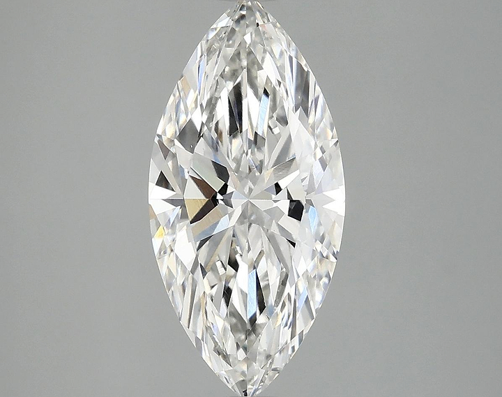 2.35 Carat Marquise Shaped Excellent Cut VS1 IGI Certified Lab Grown Diamond
