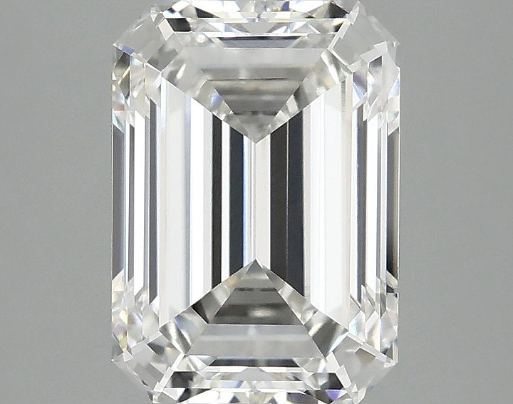3.13 Carat Emerald Shaped Ideal Cut VVS2 IGI Certified Lab Grown Diamond