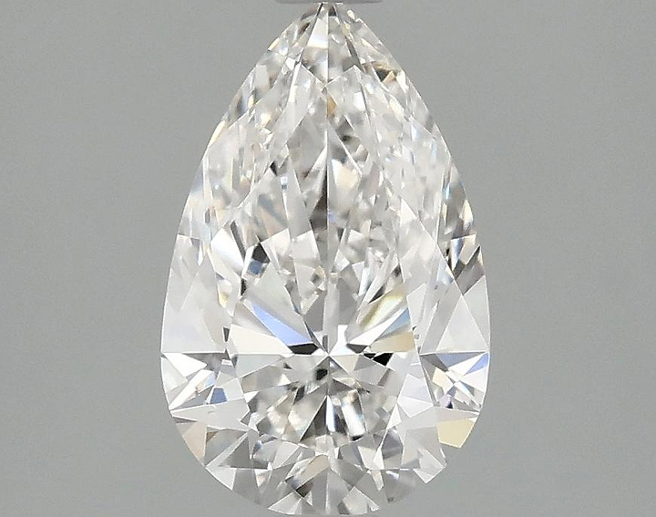 1.57 Carat Pear Shaped Ideal Cut VVS2 IGI Certified Lab Grown Diamond